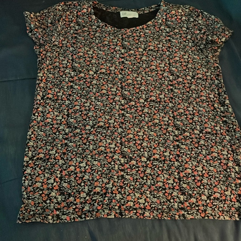 Gap Floral Print T Shirt